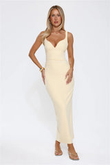 Imperial Glow Maxi Dress Yellow